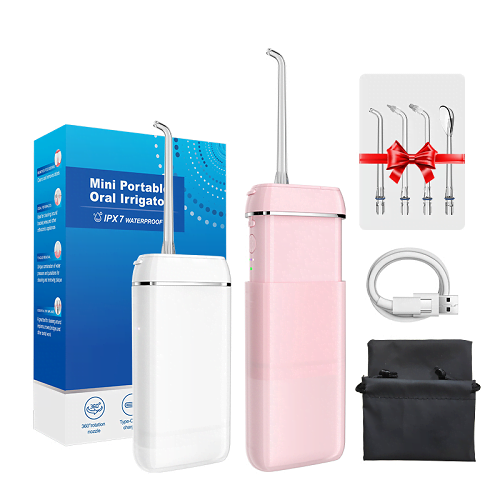 slim water flosser (whole device is antimicrobial) | 140ml tank | rechargeable - USB to Type C charging Port | 3 modes | GTMS-6P