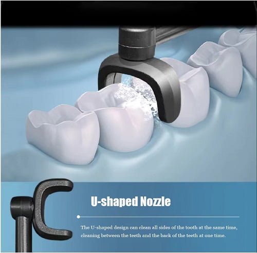 Superoxide Water Flosser | rechargeable | 180ML tank | patented U-shape nozzle | GTMU-180