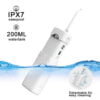 water flosser | 200ml large tank | rechargeable – USB to Type C charging port | 5 modes | GTMS-16