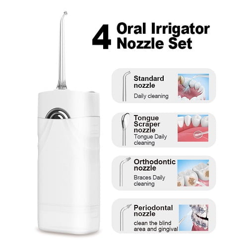 water flosser | 200ml large tank | rechargeable – USB to Type C charging port | 5 modes | GTMS-16